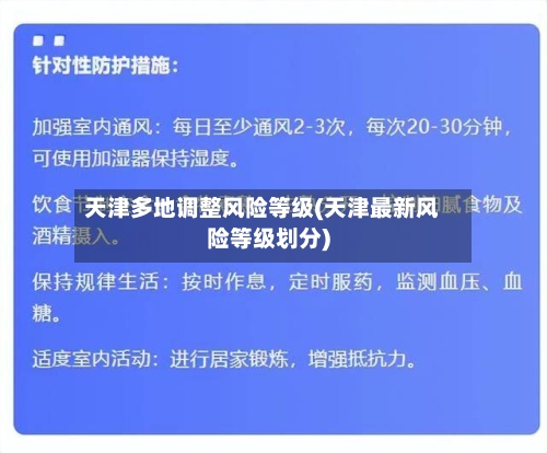 天津多地调整风险等级(天津最新风险等级划分)