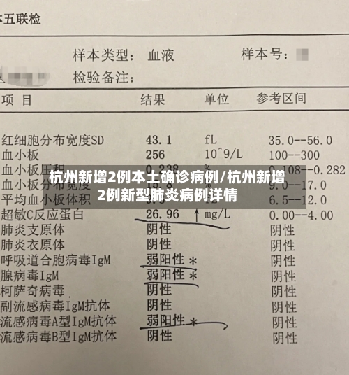 杭州新增2例本土确诊病例/杭州新增2例新型肺炎病例详情