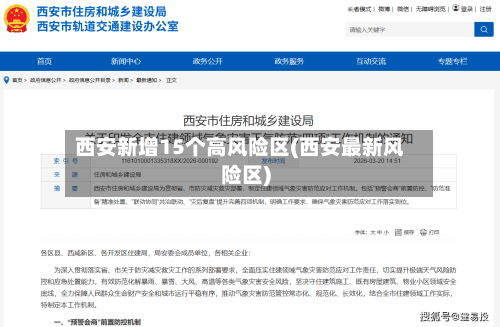 西安新增15个高风险区(西安最新风险区)