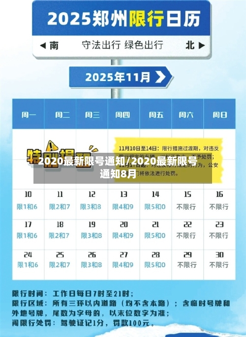 2020最新限号通知/2020最新限号通知8月-第3张图片