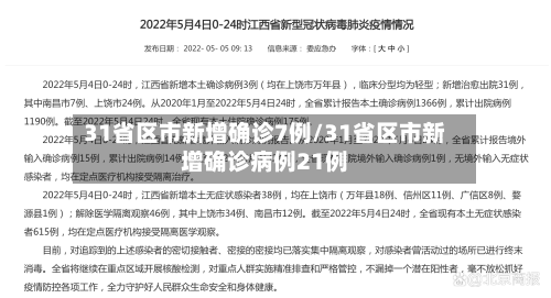 31省区市新增确诊7例/31省区市新增确诊病例21例