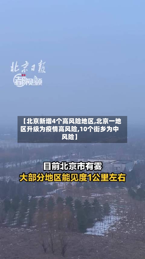 【北京新增4个高风险地区,北京一地区升级为疫情高风险,10个街乡为中风险】-第2张图片