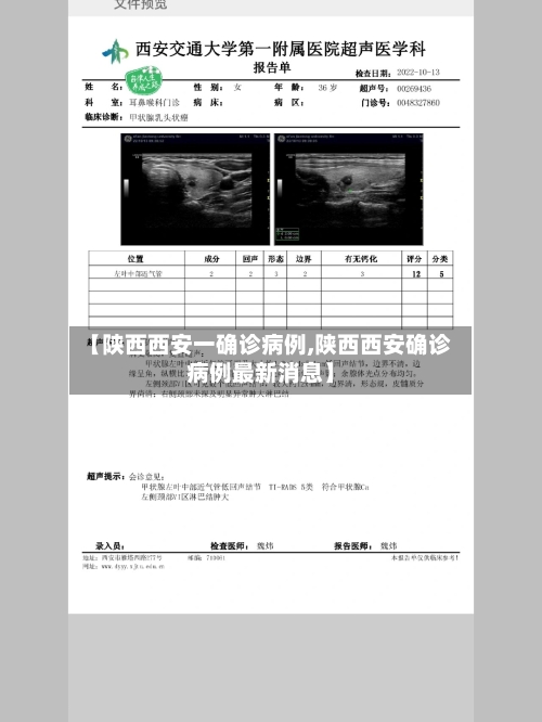 【陕西西安一确诊病例,陕西西安确诊病例最新消息】-第2张图片