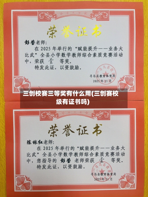 三创校赛三等奖有什么用(三创赛校级有证书吗)-第2张图片
