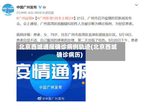 北京西城通报确诊病例轨迹(北京西城确诊病历)-第2张图片