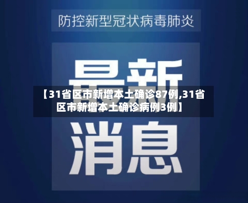【31省区市新增本土确诊87例,31省区市新增本土确诊病例3例】-第2张图片