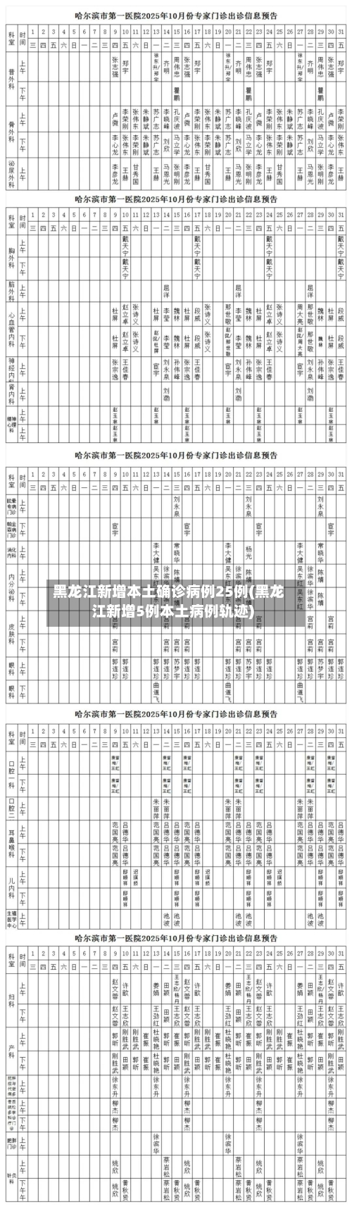 黑龙江新增本土确诊病例25例(黑龙江新增5例本土病例轨迹)-第2张图片