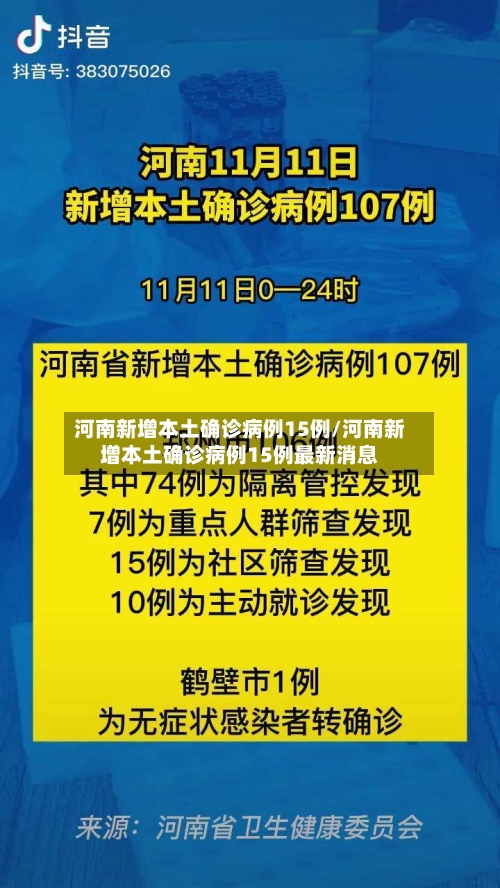 河南新增本土确诊病例15例/河南新增本土确诊病例15例最新消息-第2张图片