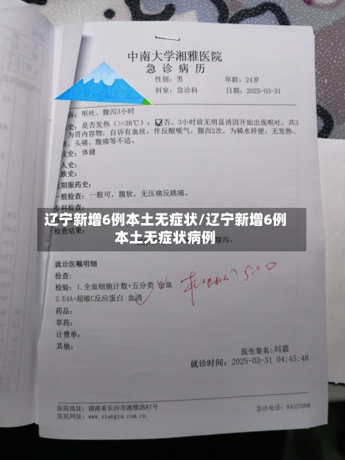 辽宁新增6例本土无症状/辽宁新增6例本土无症状病例