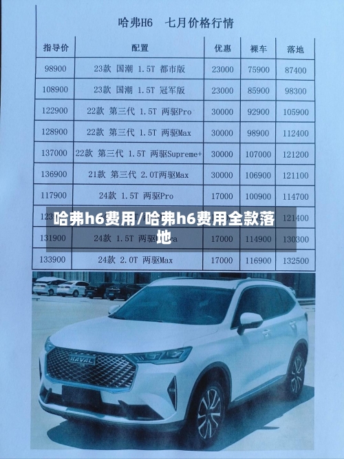 哈弗h6费用/哈弗h6费用全款落地-第2张图片