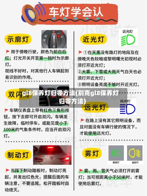 gl8保养灯归零方法(别克gl8保养灯归零方法)-第2张图片