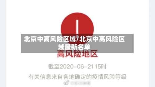 北京中高风险区域/北京中高风险区域最新名单