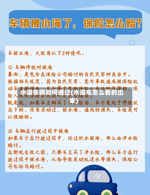 水浸车辆如何通过(水浸车怎么看的出来)