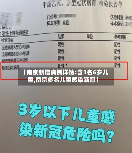 【南京新增病例详情:含1名6岁儿童,南京多名儿童感染新冠】-第2张图片